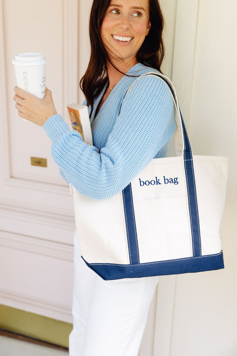 Book Lover Canvas Tote