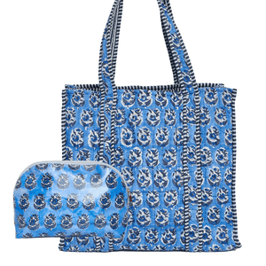 Block Print Tote & Pouch