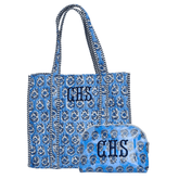 Block Print Tote & Pouch