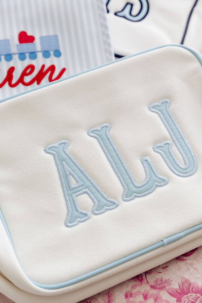 Canvas Pouch with Applique