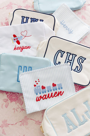 Canvas Pouch with Applique