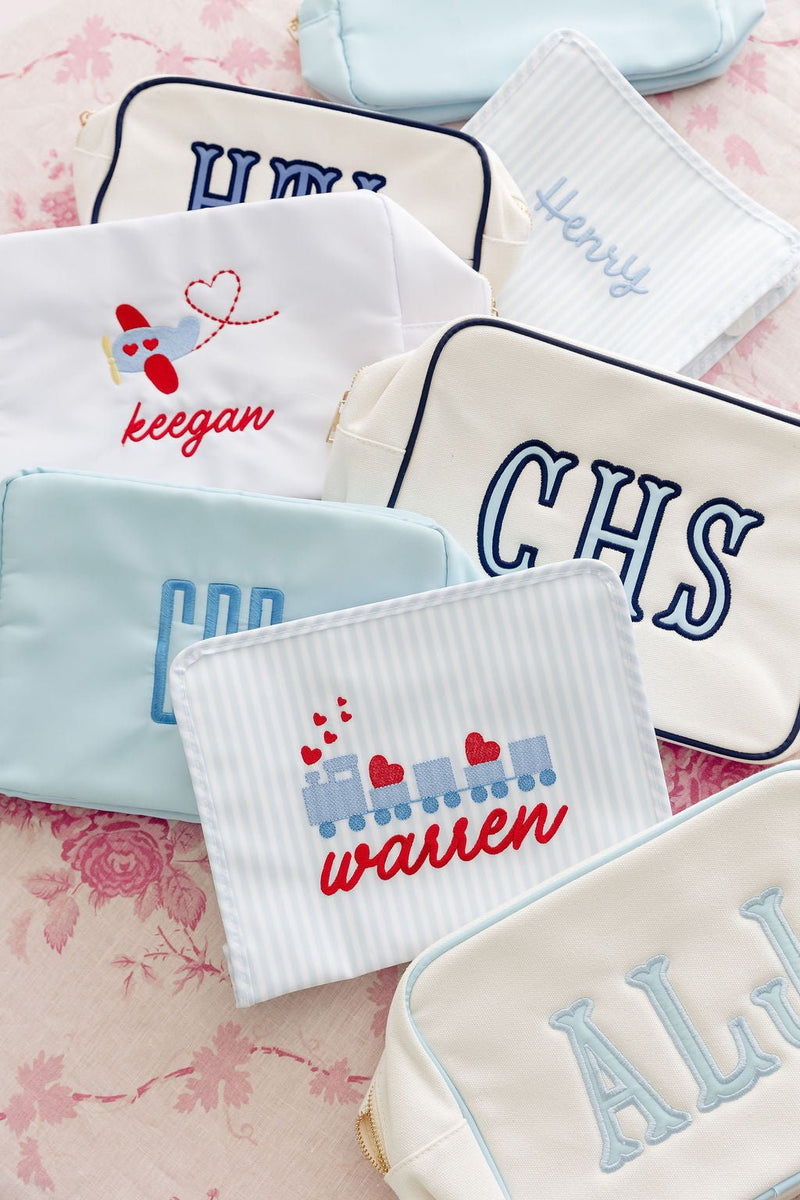 Canvas Pouch with Applique