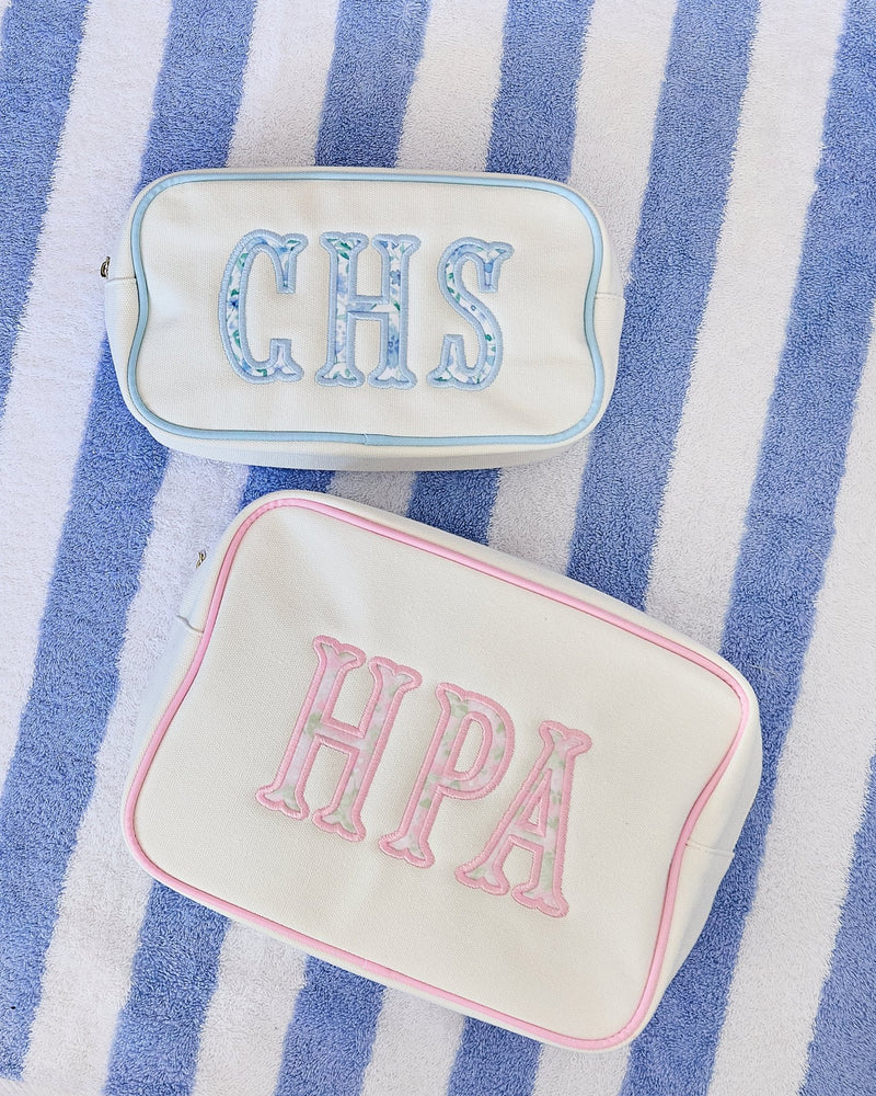 Canvas Pouch with Applique