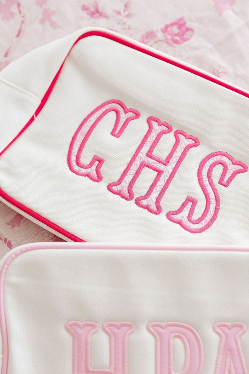 Canvas Pouch with Applique