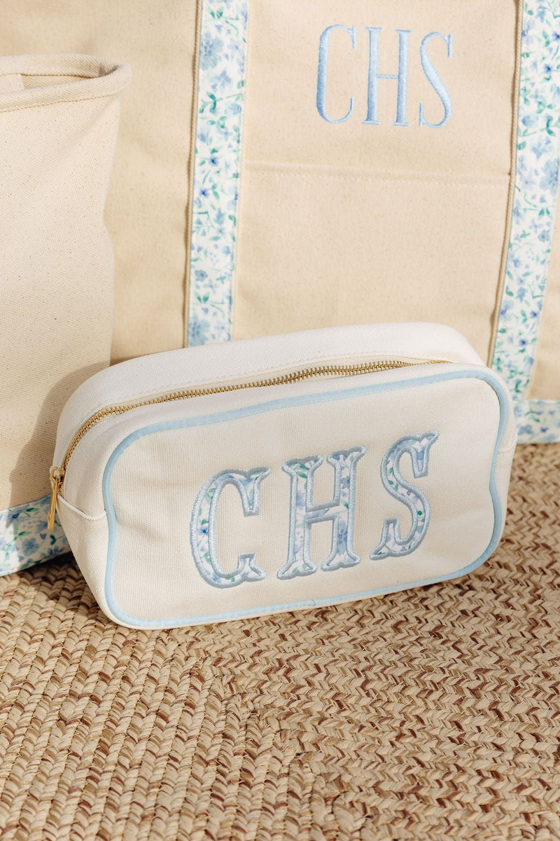 Canvas Pouch with Applique