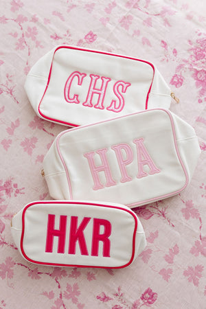 Canvas Pouch with Applique