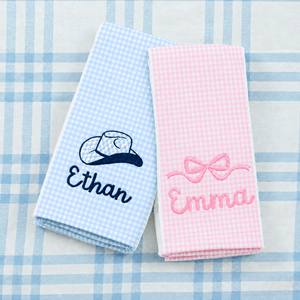 Checkered Burp Cloth