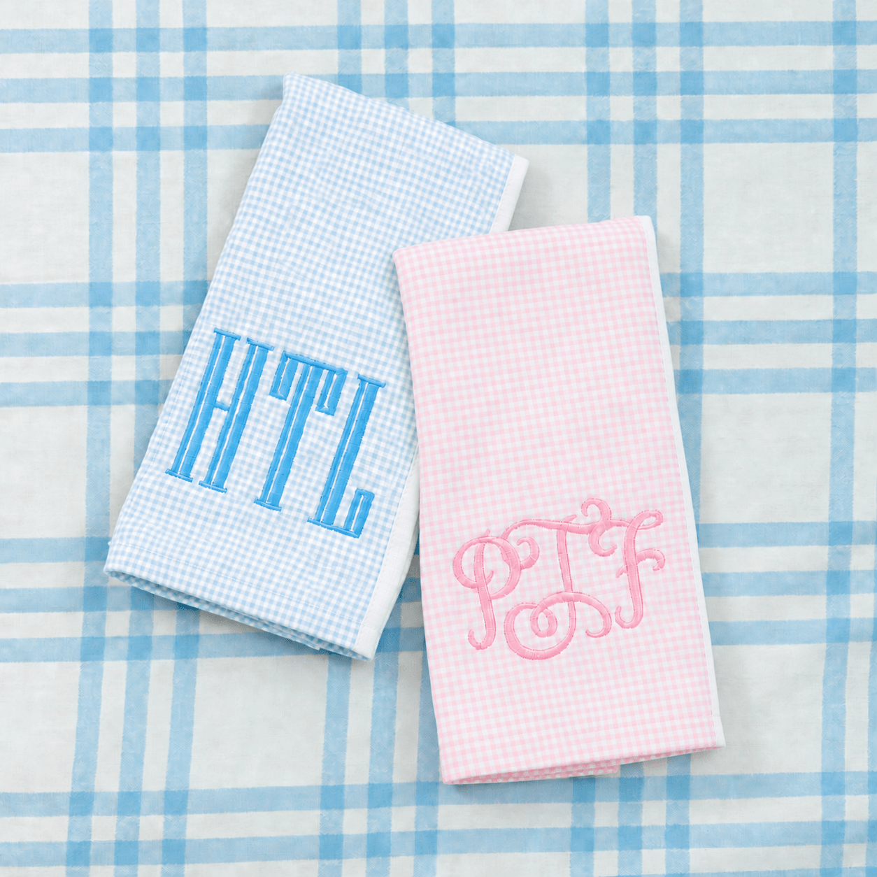 Checkered Burp Cloth