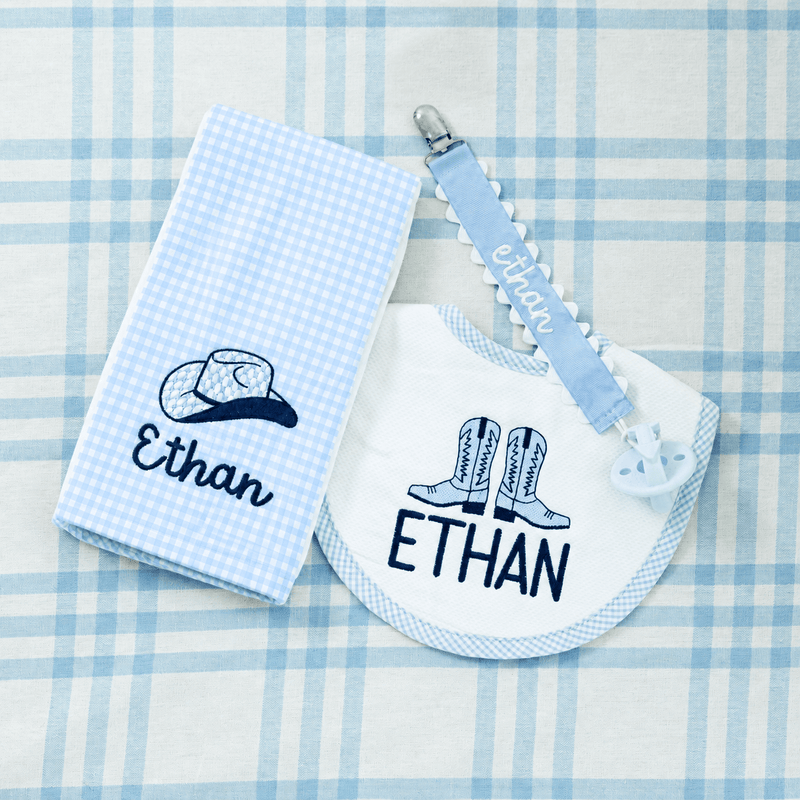 Checkered Burp Cloth
