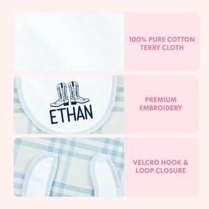 Checkered Trim Bib