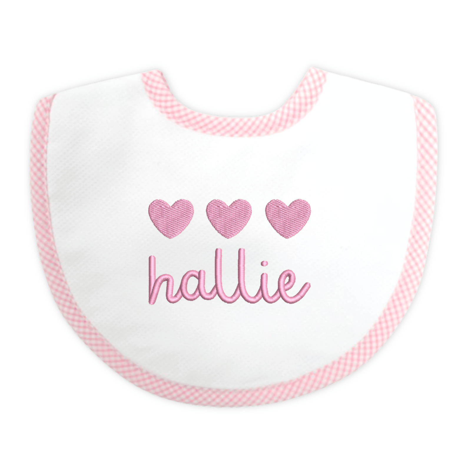 Checkered Trim Bib