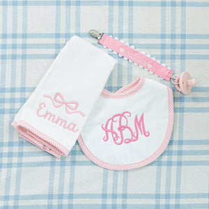 Checkered Trim Bib