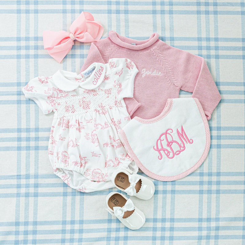 Checkered Trim Bib