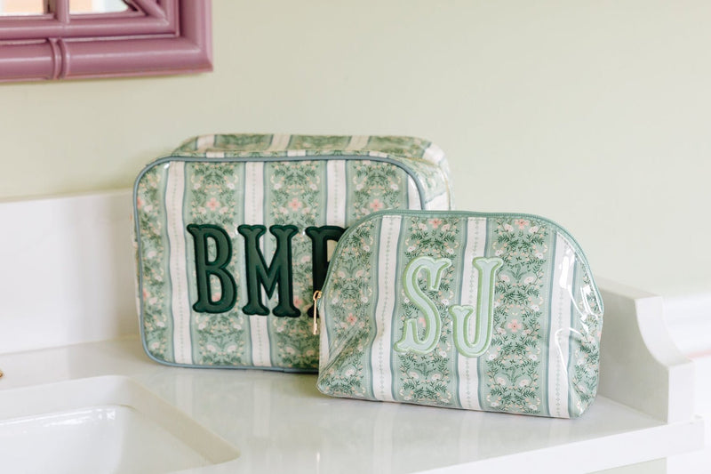 Clear Coated Pouch - Appliqué