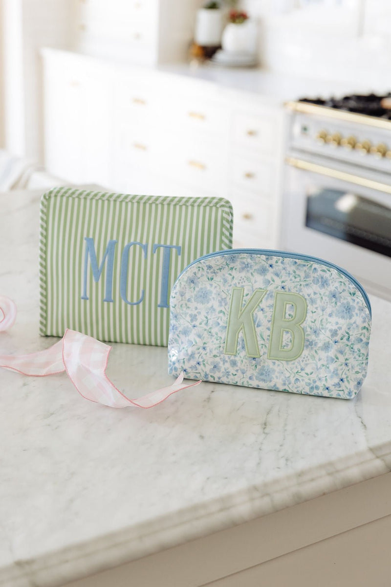 Clear Coated Pouch - Appliqué