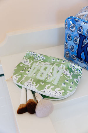 Clear Coated Pouch - Appliqué