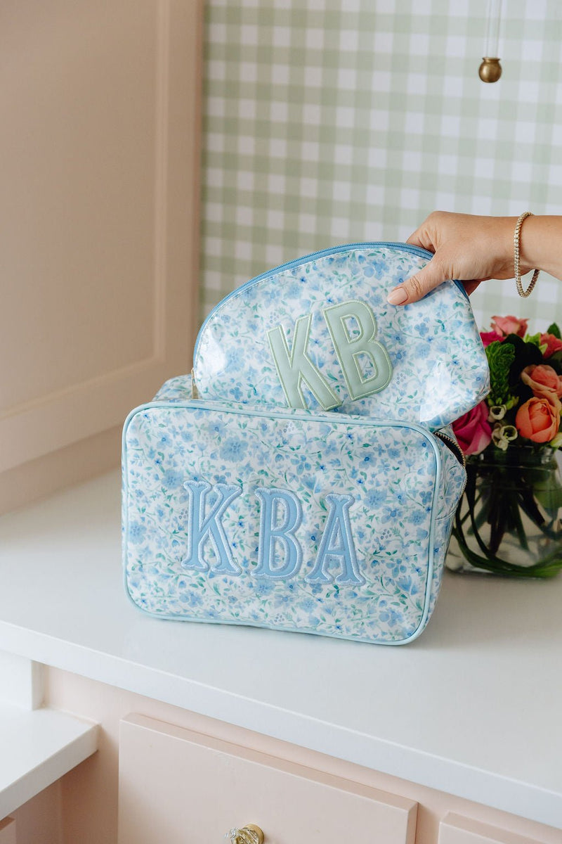 Clear Coated Pouch - Appliqué