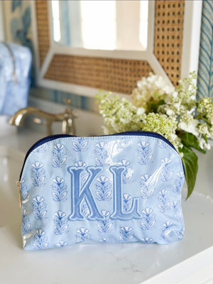 Clear Coated Pouch - Appliqué