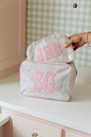 Clear Coated Pouch - Appliqué