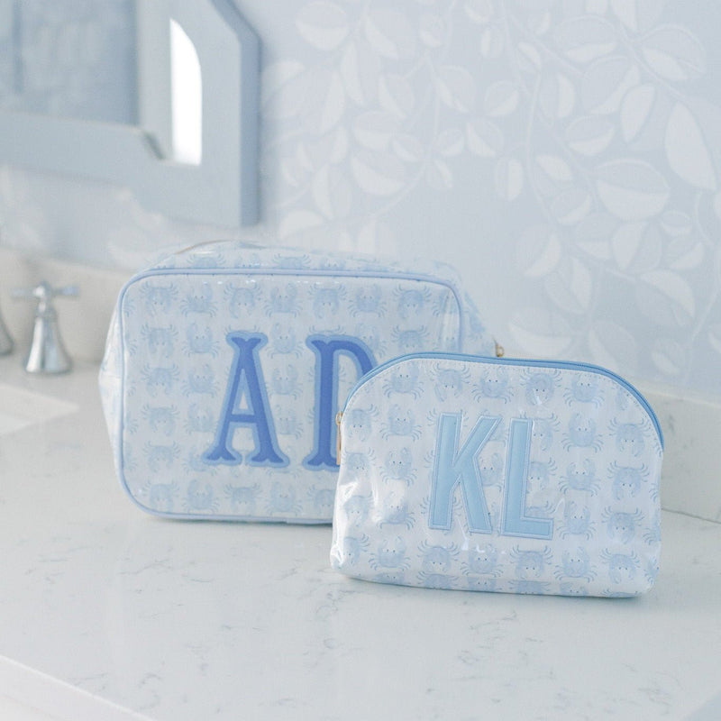Clear Coated Pouch - Appliqué