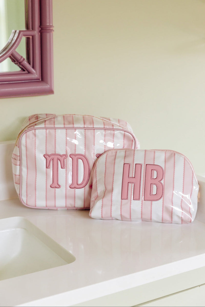 Clear Coated Pouch - Appliqué