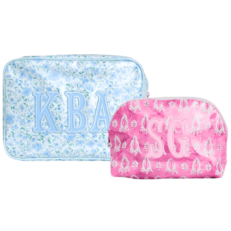 Clear Coated Pouch - Appliqué