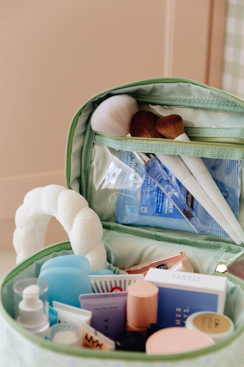 Clear Coated Train Case