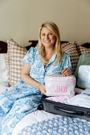 Clear Coated Train Case