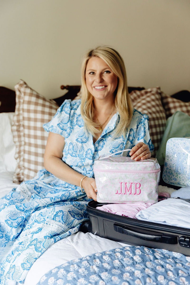 Clear Coated Train Case