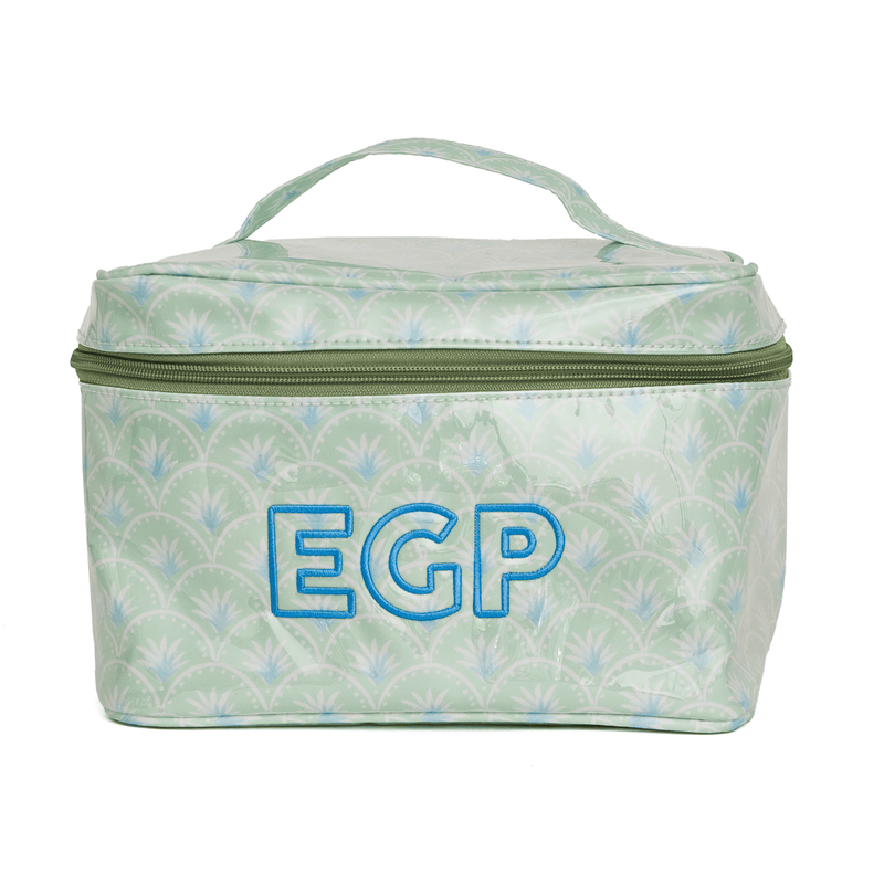 Clear Coated Train Case