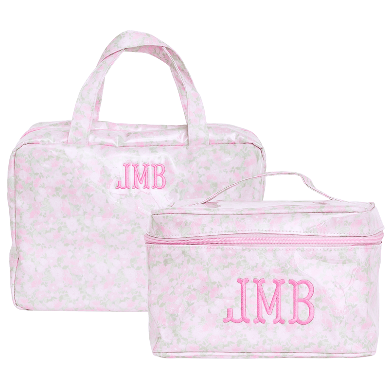 Clear Coated Travel Organizer Set