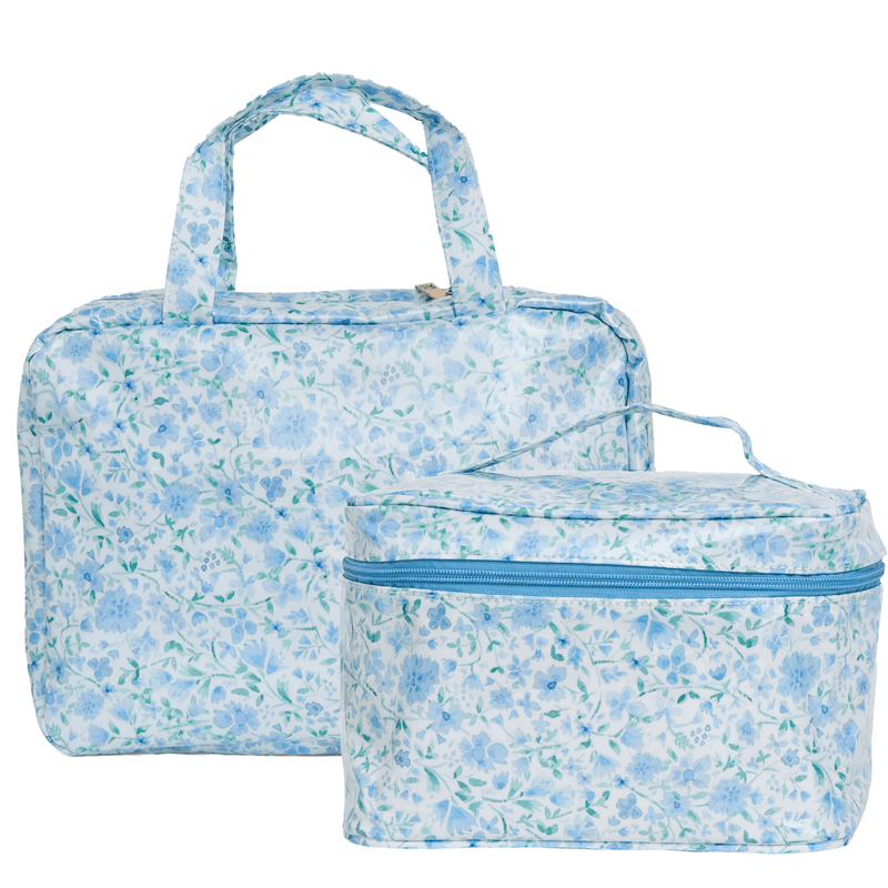 Clear Coated Travel Organizer Set