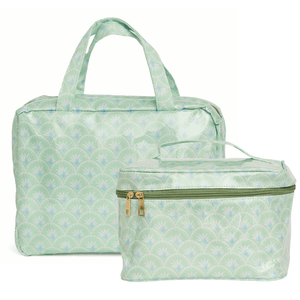 Clear Coated Travel Organizer Set