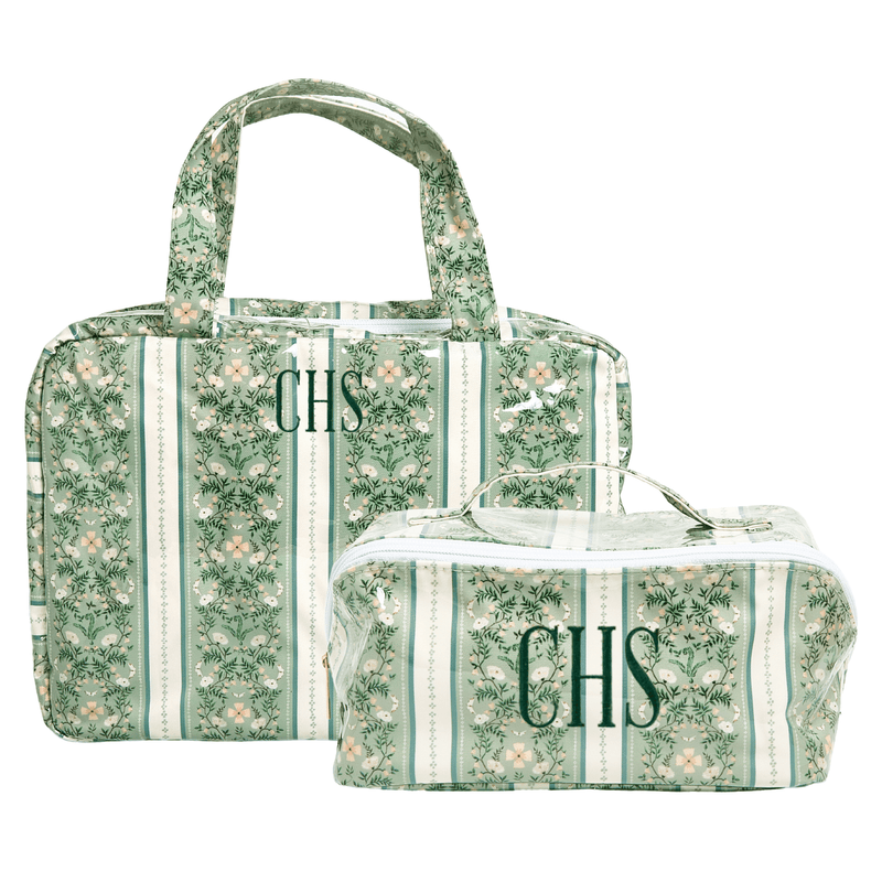 Clear Coated Travel Set