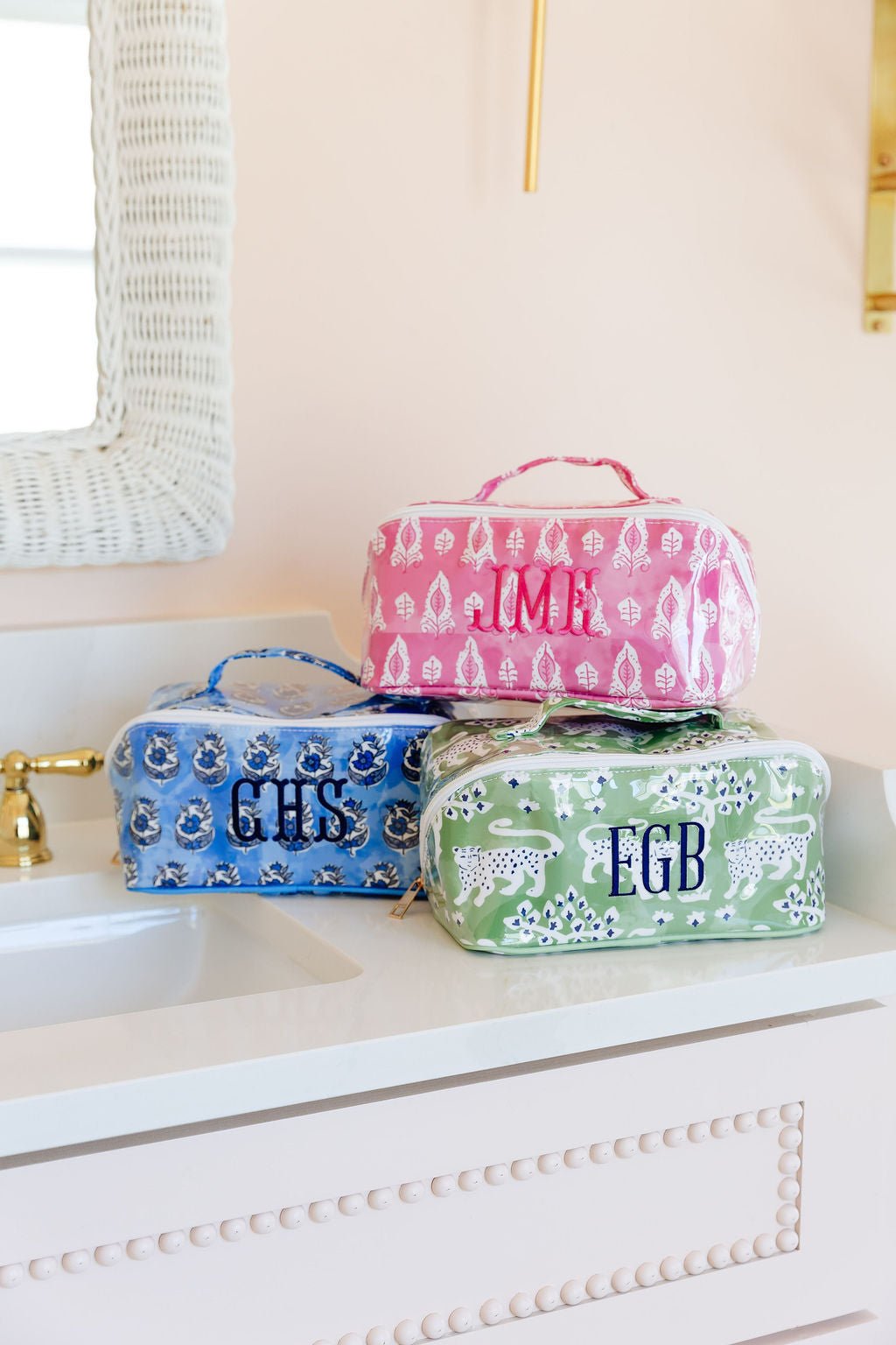 Clear Coated Travel Set Peony