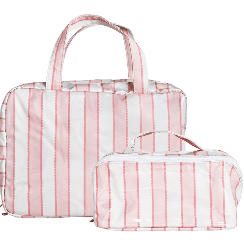 Clear Coated Travel Set
