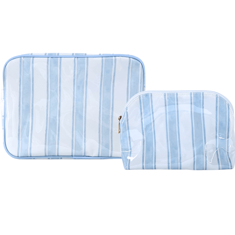 Coastal Clear Coated Pouch - Appliqué