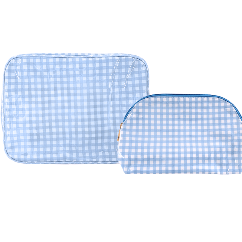 Coastal Clear Coated Pouch - Appliqué