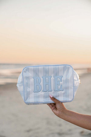 Coastal Clear Coated Pouch - Appliqué