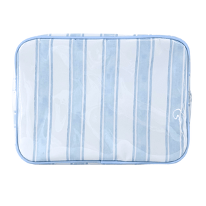 Coastal Clear Coated Pouch - Appliqué