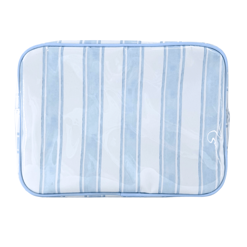Coastal Clear Coated Pouch - Appliqué