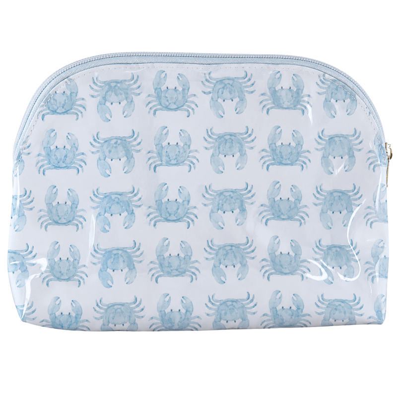 Coastal Clear Coated Pouch - Appliqué
