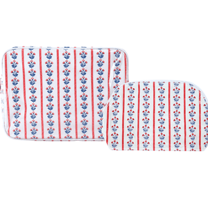 Coastal Clear Coated Pouch - Appliqué