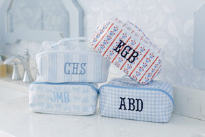 Coastal Clear Coated Travel Set