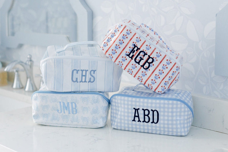Coastal Clear Coated Travel Set