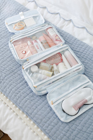 Coastal Clear Coated Travel Set