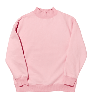 Book Lover Mockneck - Light Pink Mockneck / S/M