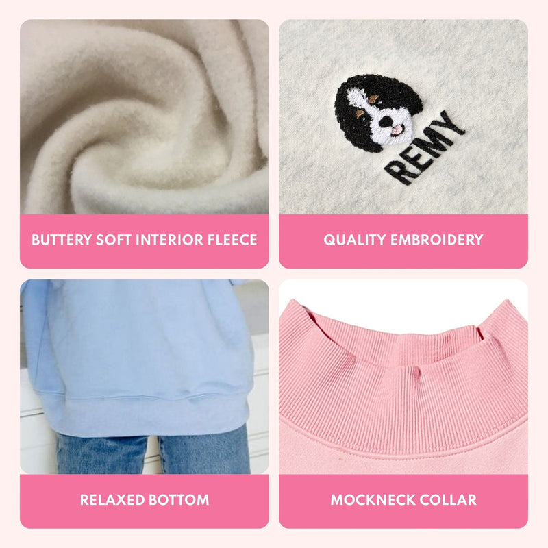 Dog Mom Mockneck