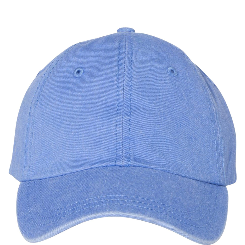 Light blue embroidered cap with custom monogram perfect casual gift.