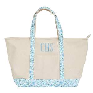 Floral Canvas Tote